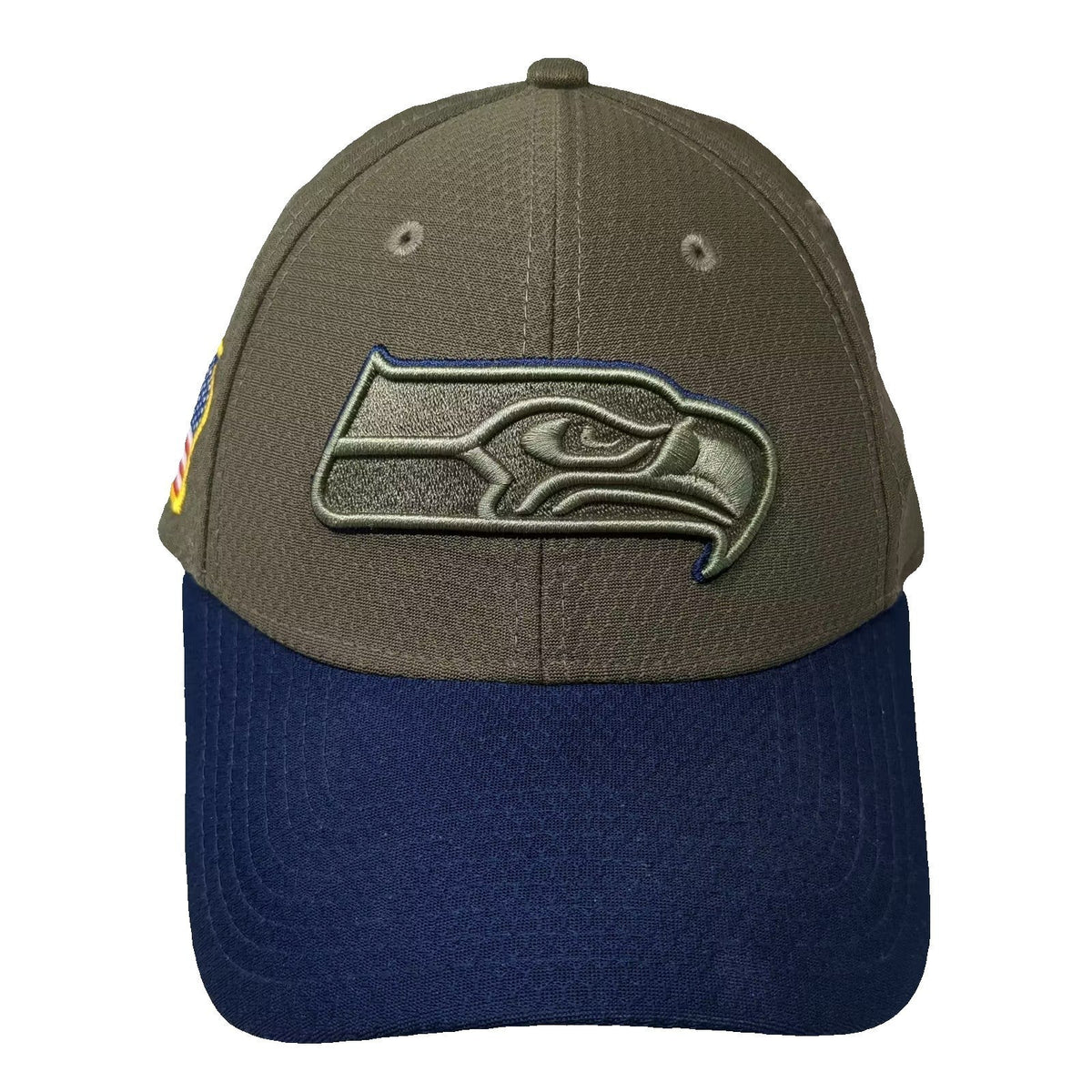 New Era Seattle Seahawks NFL Green Baseball Cap Size M Salute to Service Camo