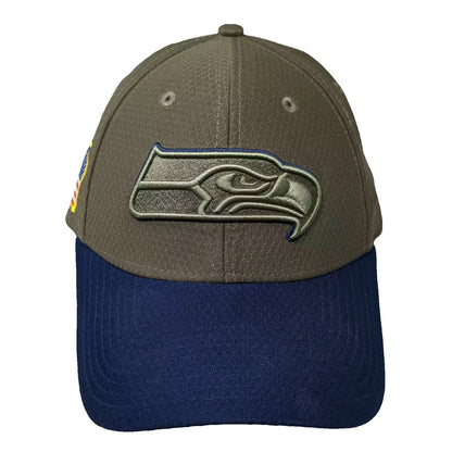 New Era Seattle Seahawks NFL Green Baseball Cap Size M Salute to Service Camo