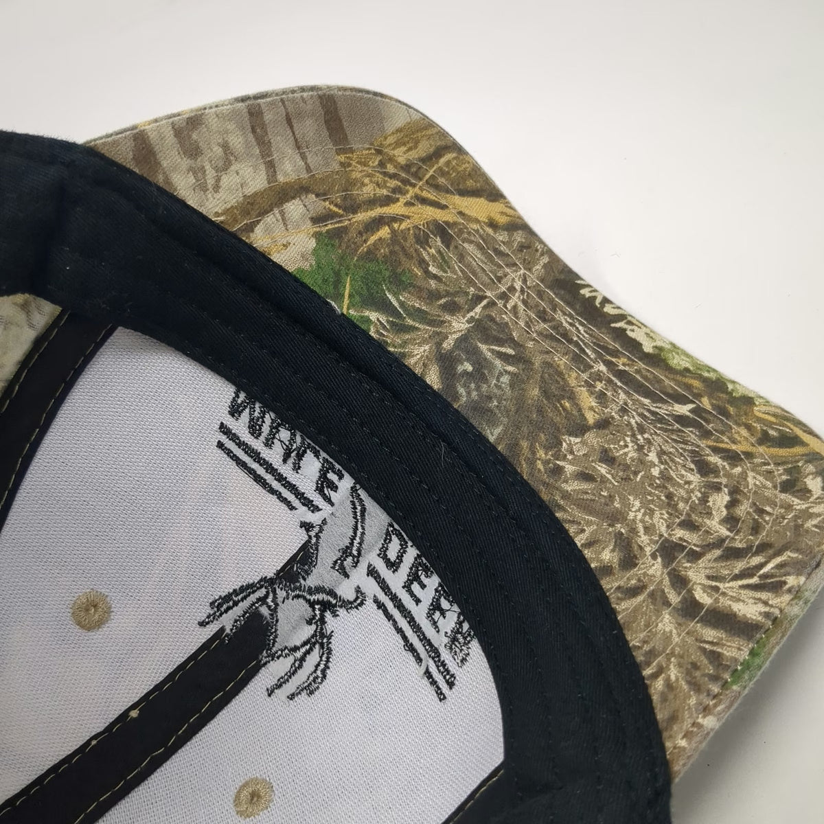 Mule Deer Foundation Baseball Cap Brown Green One Size Camo Strapback Hat