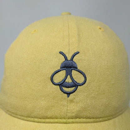 Comfort Colors Men's Slideback Hat Yellow Embroidered Bee Logo