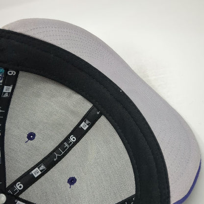 New Era Charlotte Hornets NBA Snapback Hat Purple One Size 75th Anniversary