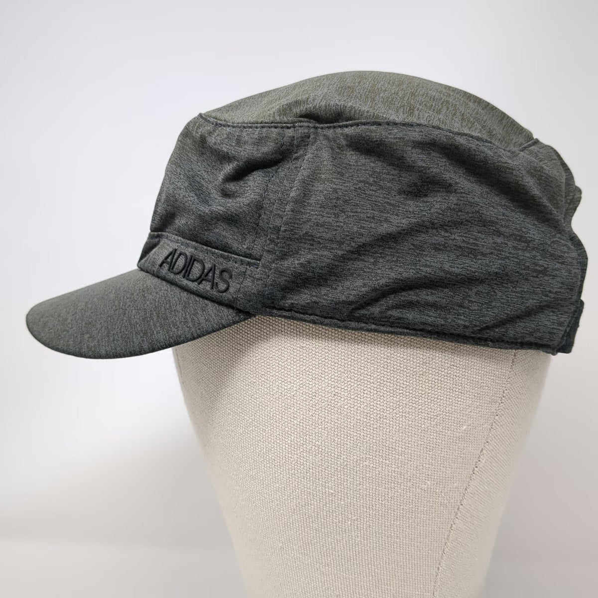 Adidas Army Cap Gray One Size Heathered Side Logo Strapback Adjustable Hat