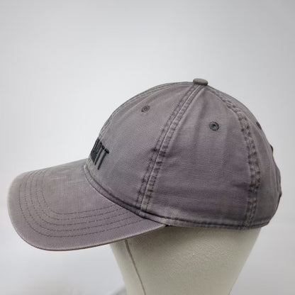Carhartt Baseball Cap Gray OS Embroidered Logo Adjustable Cotton Canvas Hat