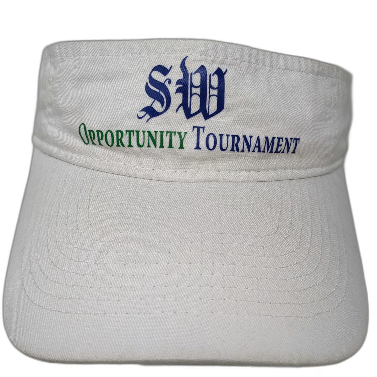 Port & Company Visor White One Size SW Opportunity Tournament Idaho Pizza Hat