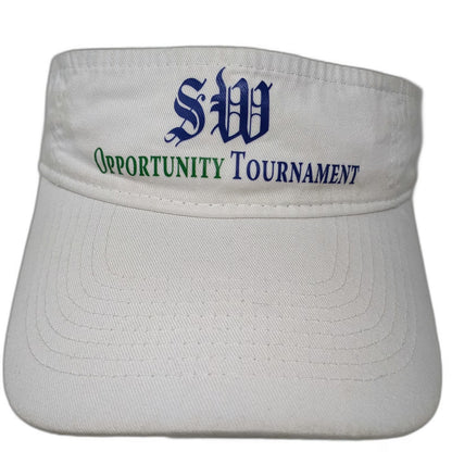 Port & Company Visor White One Size SW Opportunity Tournament Idaho Pizza Hat