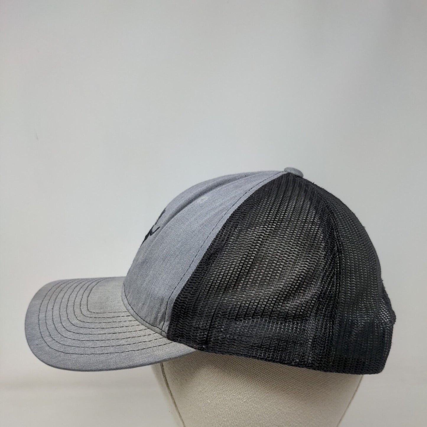 Dupree Farms Snapback Trucker Hat Gray One Size Embroidered Mesh Back Richardson