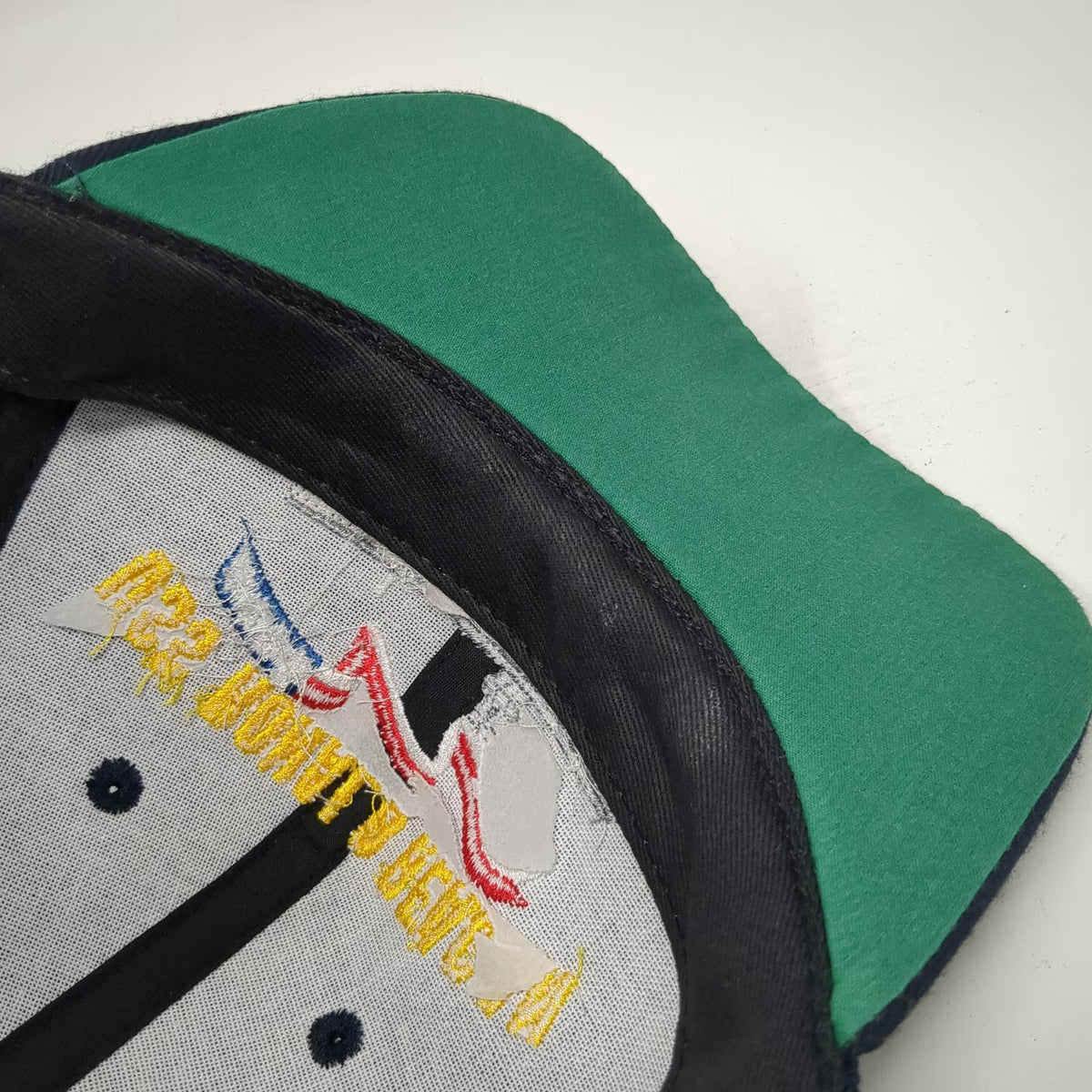 Navy Command Caps Snapback Blue One Size USS Ronald Reagan CVN 76 Oak Leaf Hat