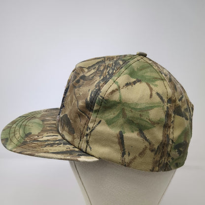 Trucker Green Brown One Size Compound Bow Hunter Embroidery Snapback Hat Vintage
