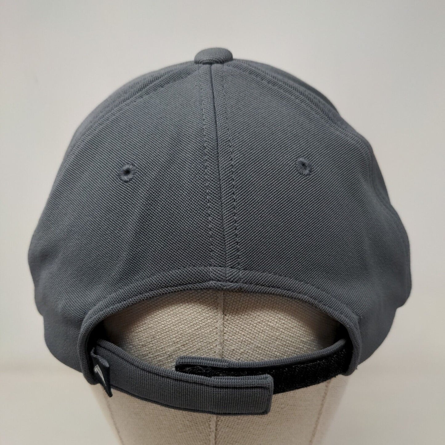 FB Adult Strapback Hat Gray One Size Adjustable Embroidered Pacific Headwear