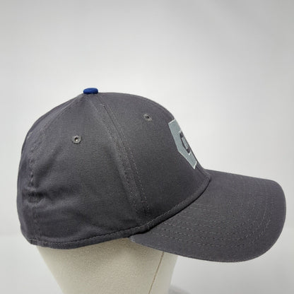 New Era 39Thirty Fitted Hat Gray Large/XL Embroidered Logo Vent Holes