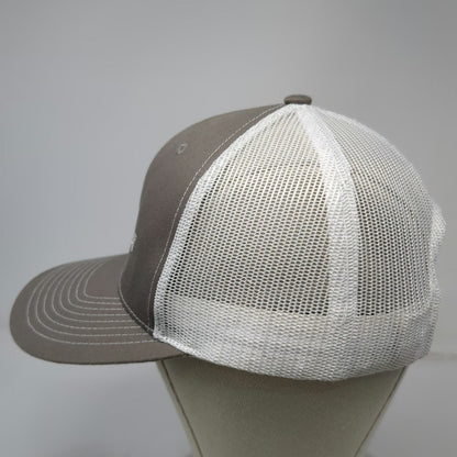Lindo Trucker Hat Gray White One Size Mesh Snapback Ditch Witch Logo Hat