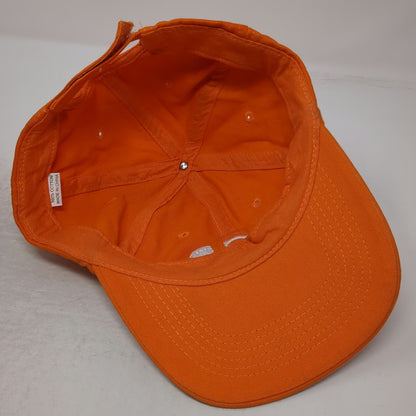 ING Lion Logo Baseball Cap Orange One Size Strapback Cotton Adjustable Hat