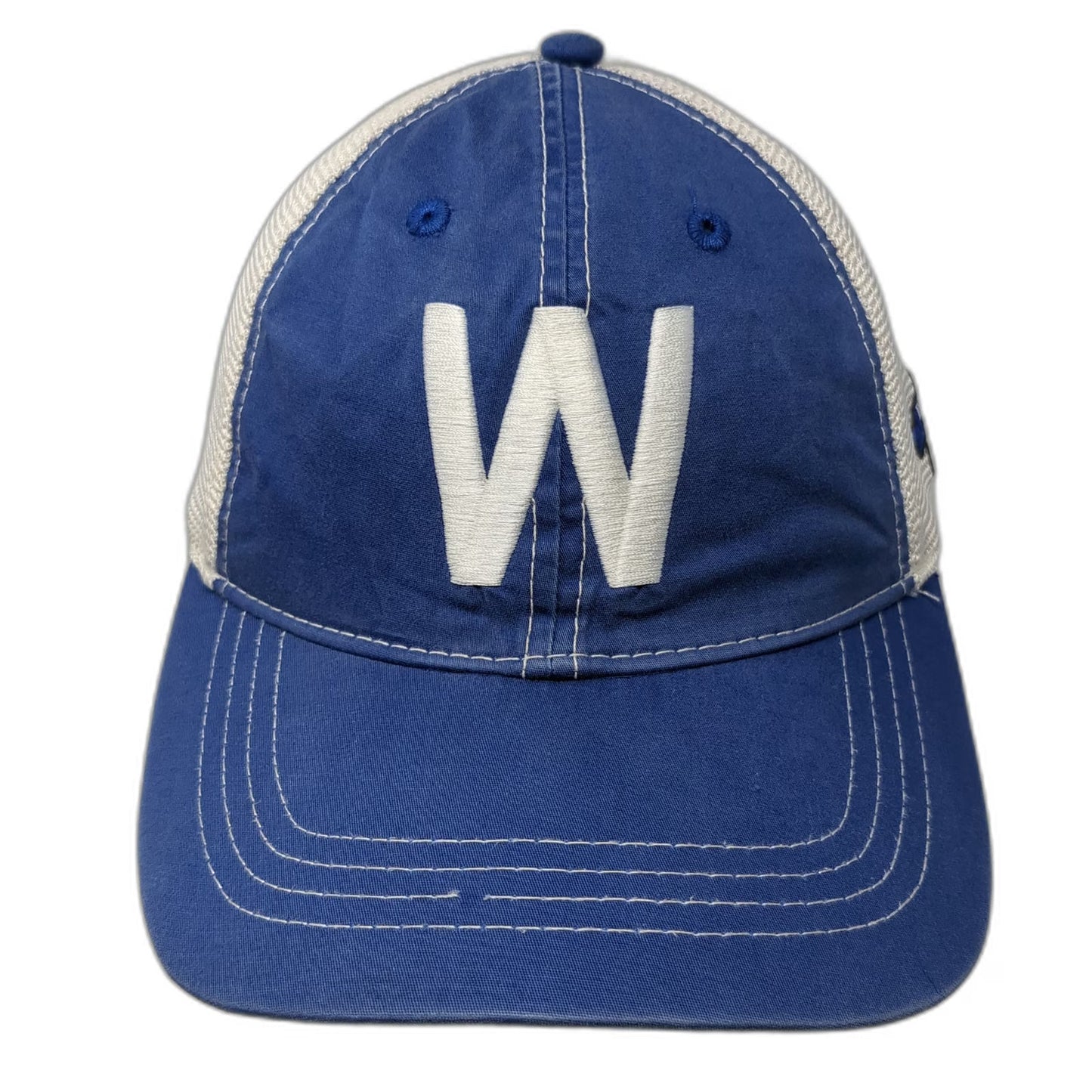 Wallingford LL Pacific Headwear Blue White One Size Trucker Hat Snapback 70th