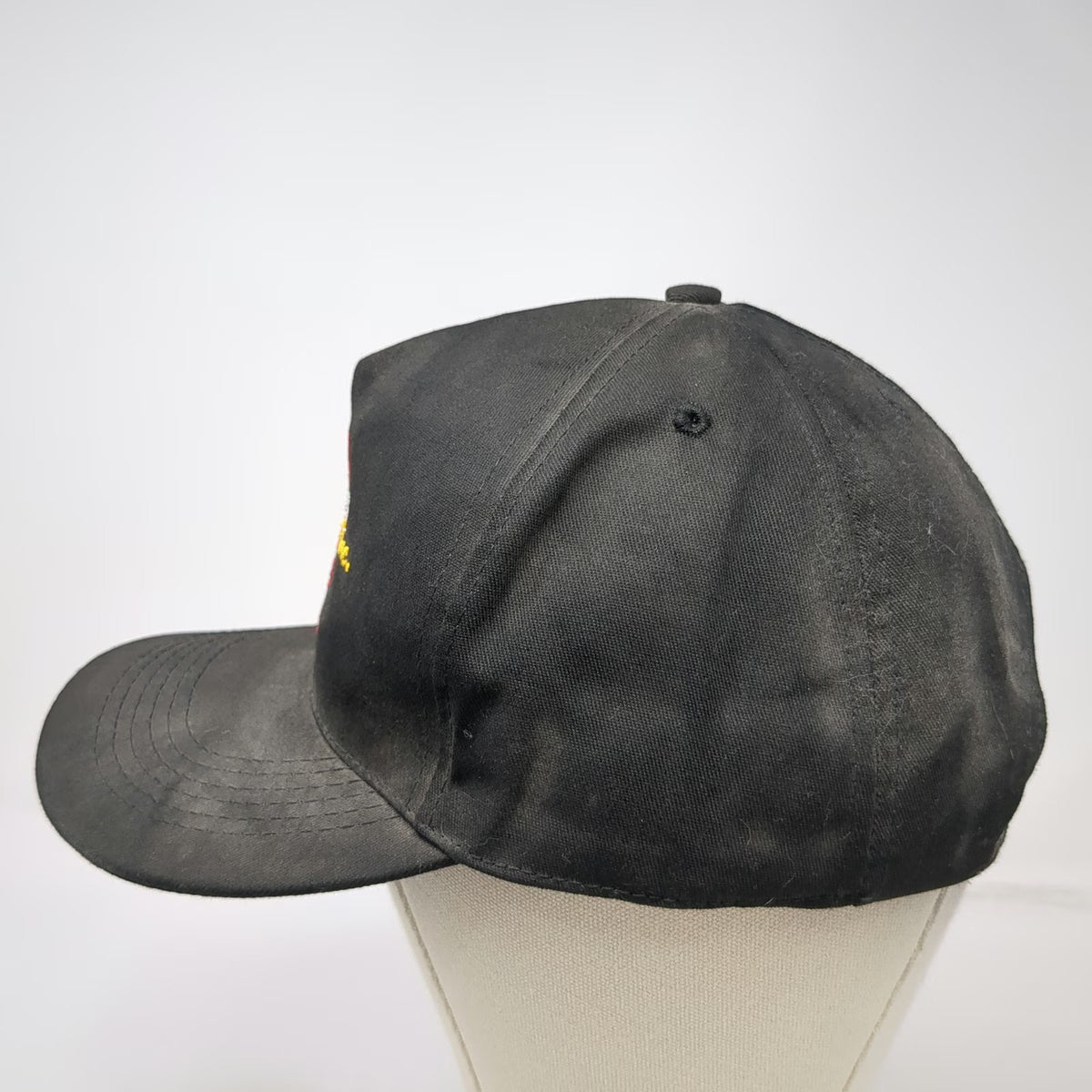 Cap America 5 Panel Black Hat Snelson Companies 50 Years Snapback USA Vintage OS