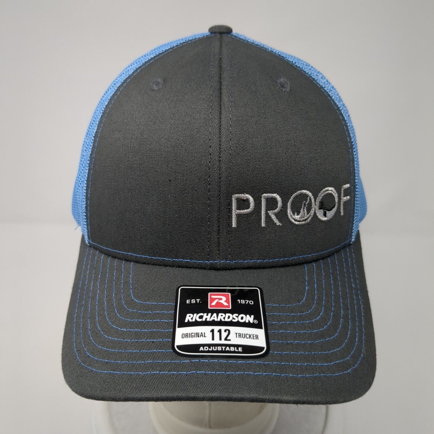 Proof Snapback Mesh Back Trucker Hat Multicolor One Size Richardson