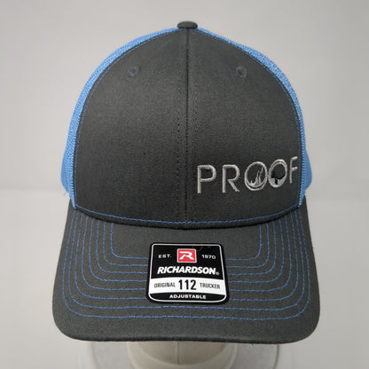 Proof Snapback Mesh Back Trucker Hat Multicolor One Size Richardson