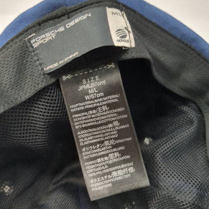 Porsche Design Adidas Baseball Cap Blue Size L Fitted Lining Motorsports Hat