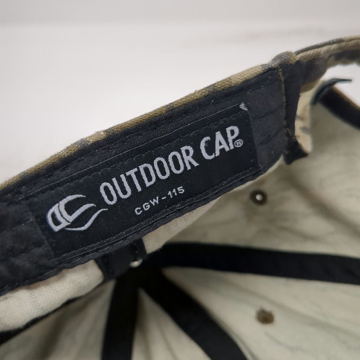 Outdoor Cap Baseball Hat Green One Size Bottomland Camo Hood Packaging Corp