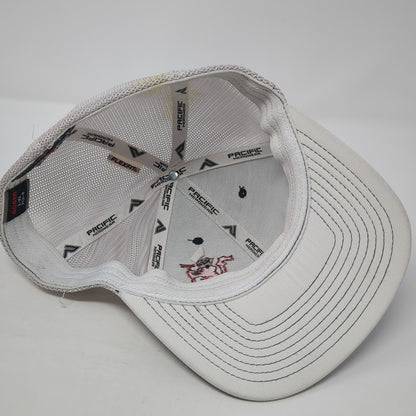 Manchester United Fitted Trucker Hat Black 8 Mesh Back Pacific Headwear