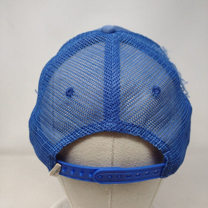 Surf In The Sun And Dance Under The Stars Snapback Trucker Hat Blue One Size
