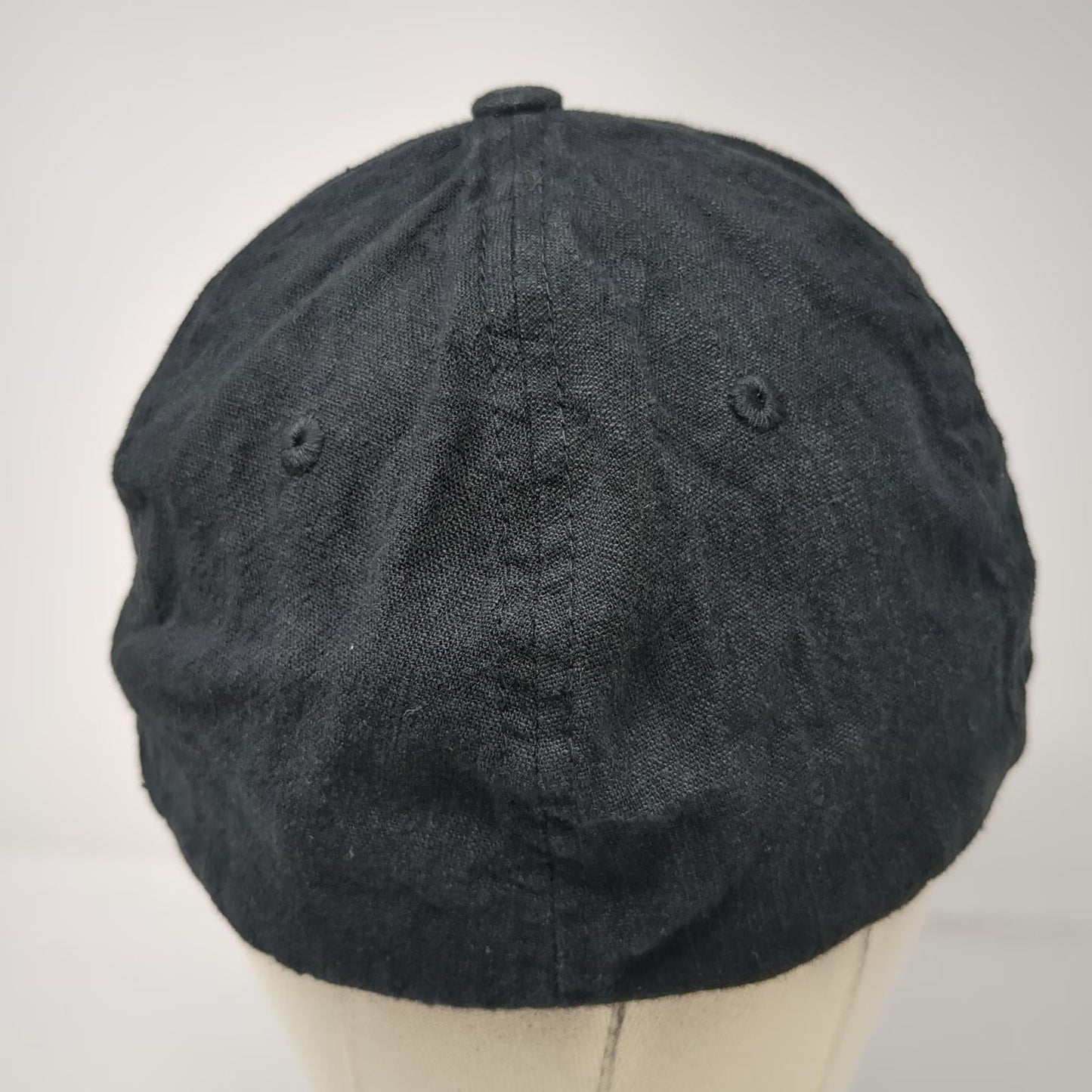 No Bad Ideas Baseball Cap Black XL Team Groom Embroidery Linen Blend Fitted Hat