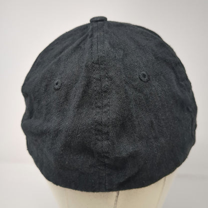 No Bad Ideas Baseball Cap Black XL Team Groom Embroidery Linen Blend Fitted Hat