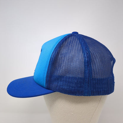 Fly Racing Snapback Mesh Back Trucker Hat Blue One Size Yupoong