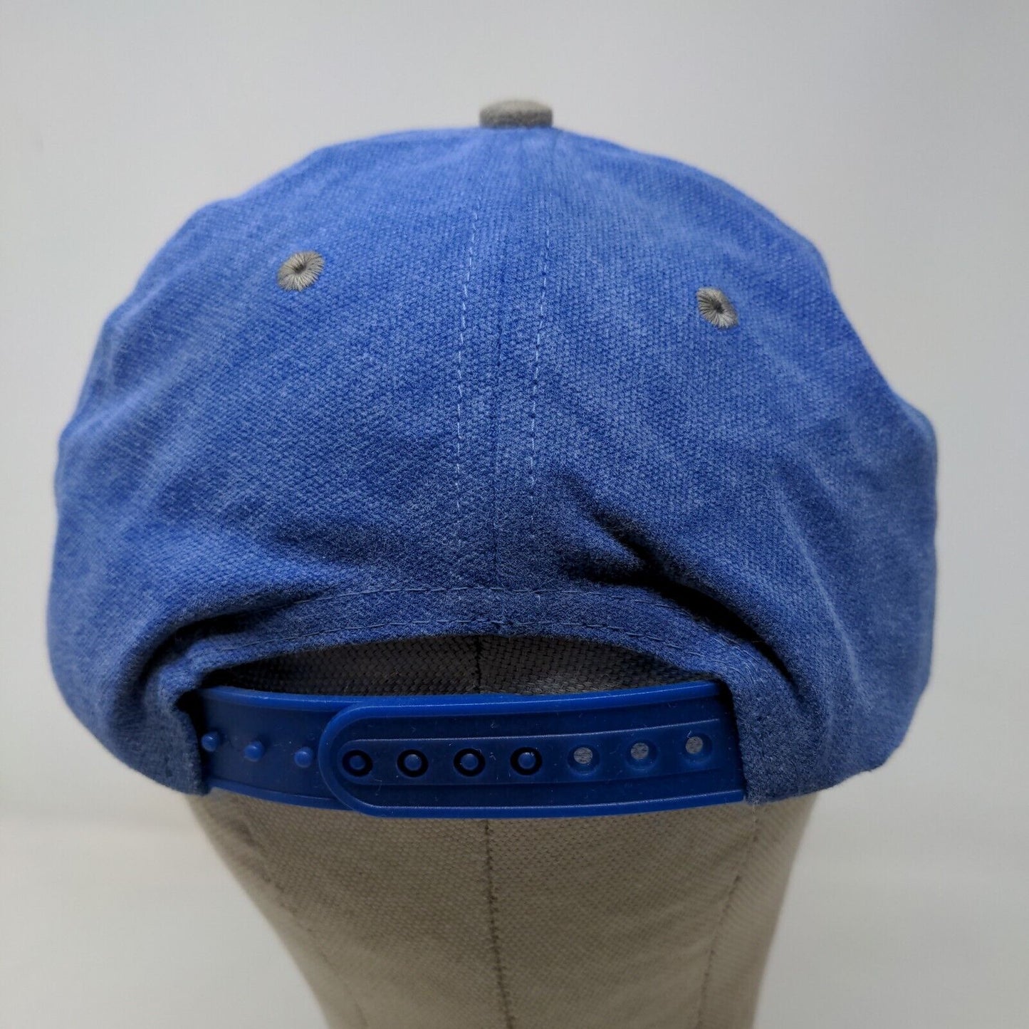 Unbranded Men's Snapback Hat Blue OSFA Graphic Lake Monroe Paynetown Logo Cotton