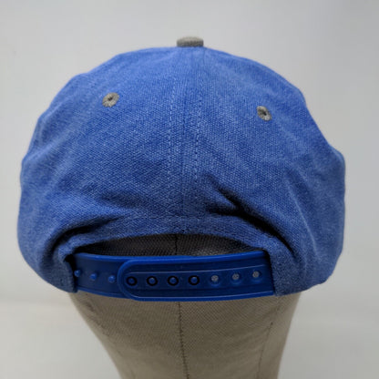 Unbranded Men's Snapback Hat Blue OSFA Graphic Lake Monroe Paynetown Logo Cotton