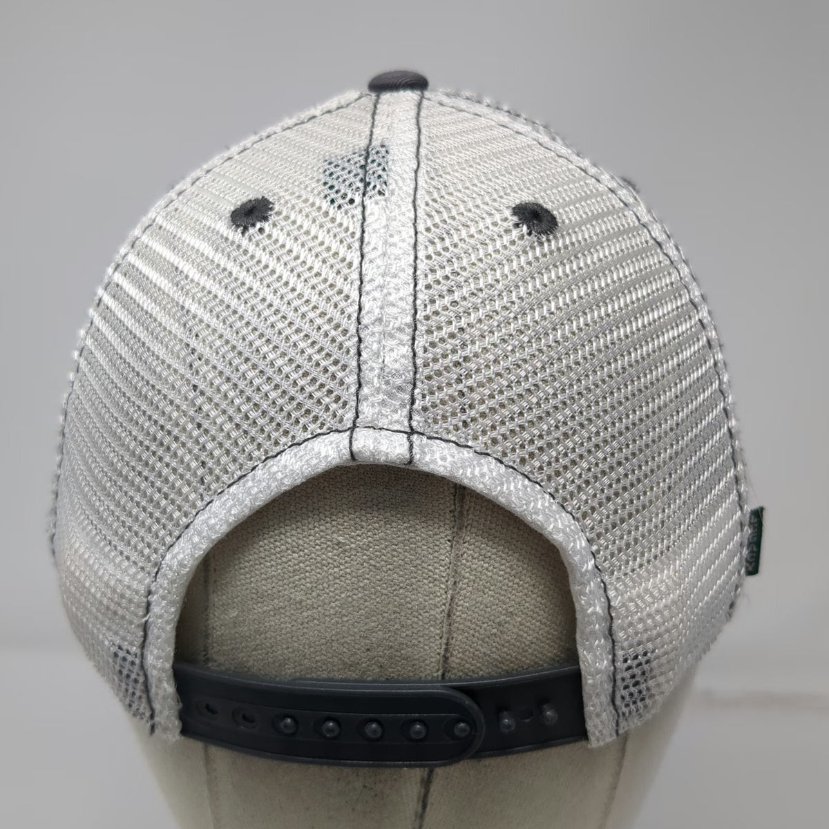 Legacy Trucker Hat Gray White One Size Redfish Lake Lodge Moose Snapback Mesh