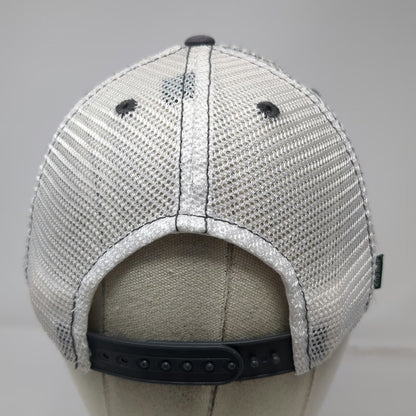 Legacy Trucker Hat Gray White One Size Redfish Lake Lodge Moose Snapback Mesh