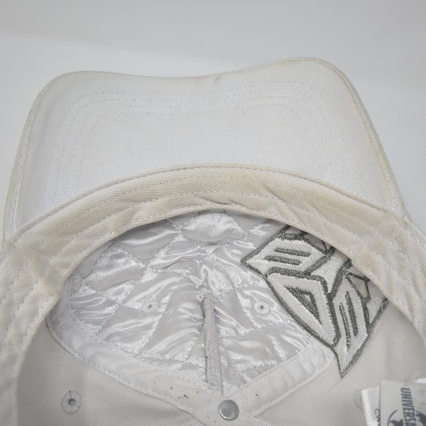Universal Studios Strapback Hat White One Size Adjustable Embroidered