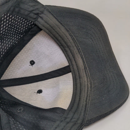 Cobra Strapback Mesh Hat Black Blank Adjustable Vent Holes Breathable