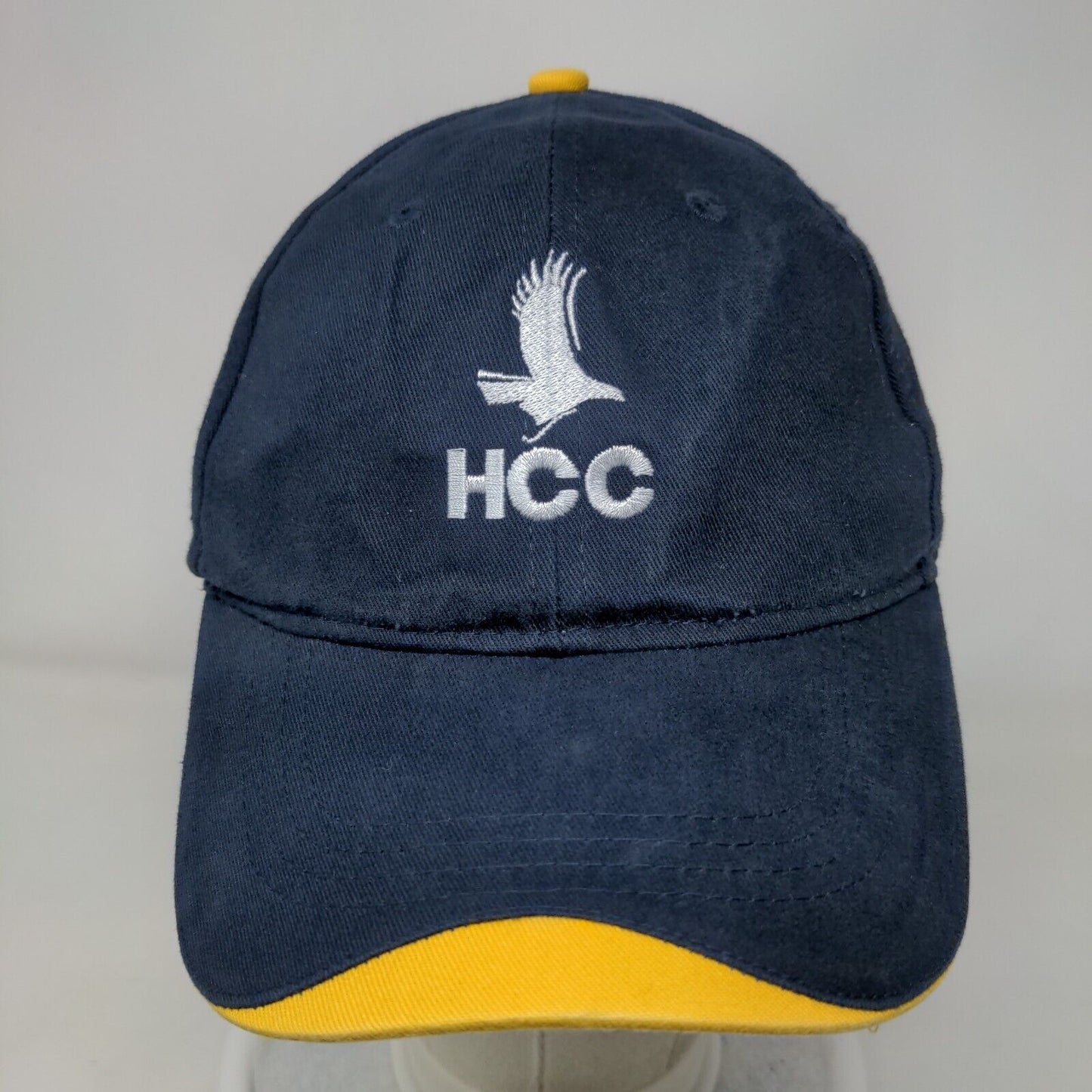 HCC Strapback Hat Blue OSFA Adjustable Embroidered 6 Panel Hit Wear