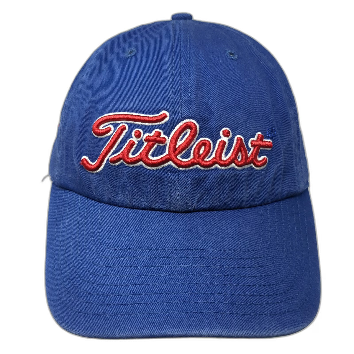 Texas Rangers MLB Titleist Baseball Cap Blue One Size Slideback Hat Cotton Strap