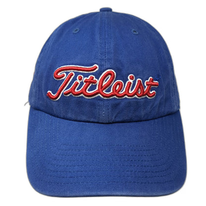 Texas Rangers MLB Titleist Baseball Cap Blue One Size Slideback Hat Cotton Strap
