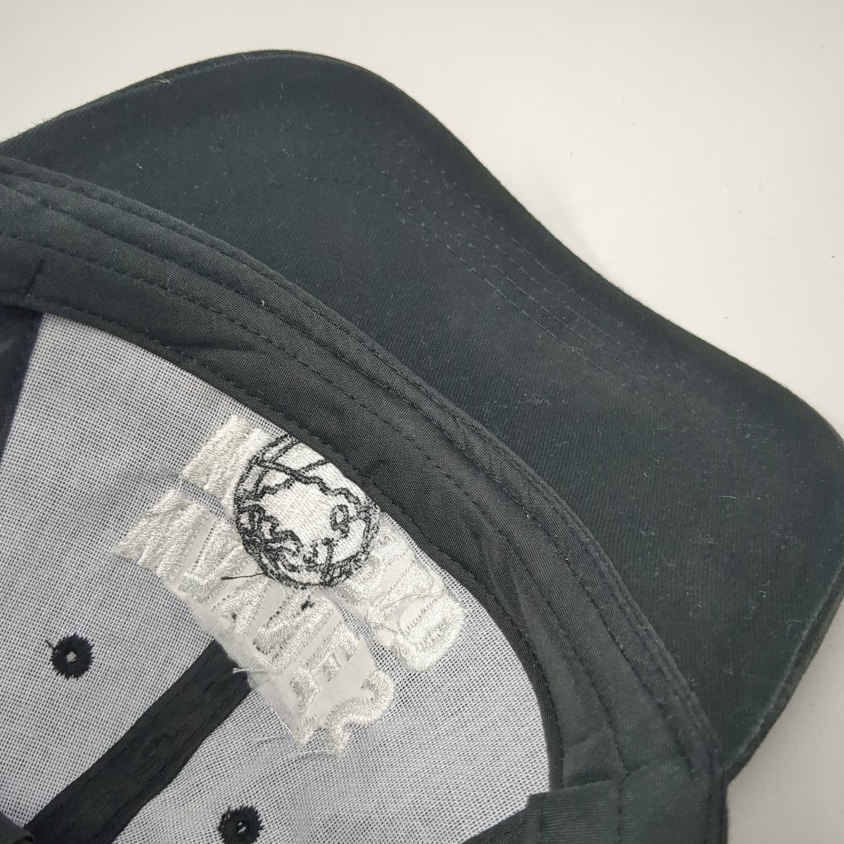 Quake City Caps Snapback Black One Size Waynes World Embroidered Cotton Hat