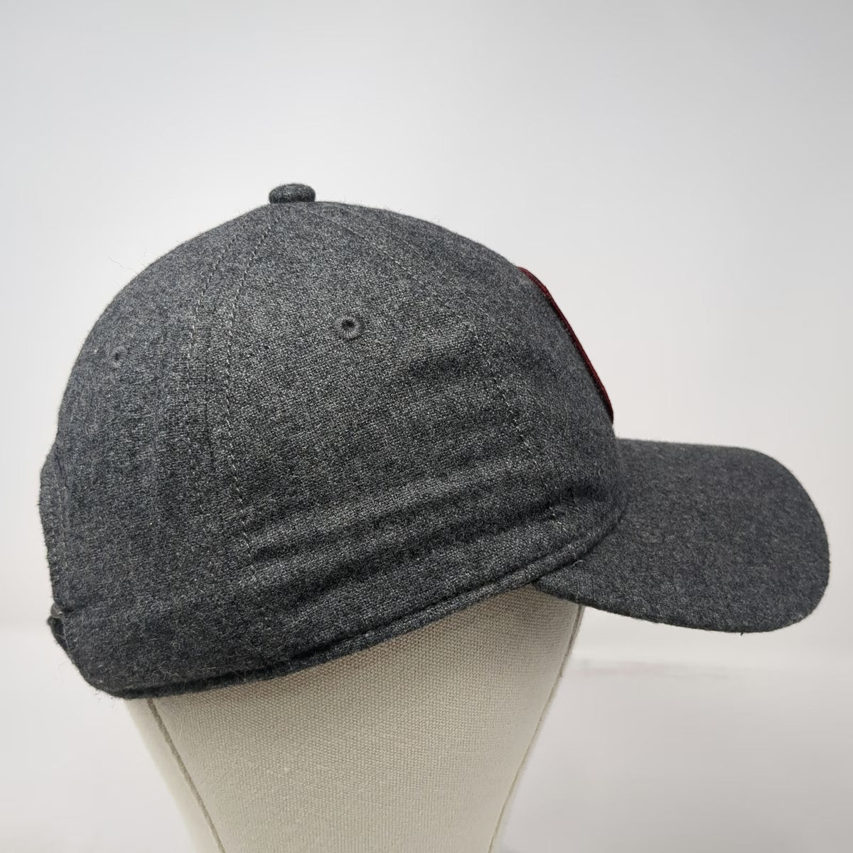 Eddie Bauer Baseball Cap Gray One Size Yellowstone Old Faithful Wool Hat