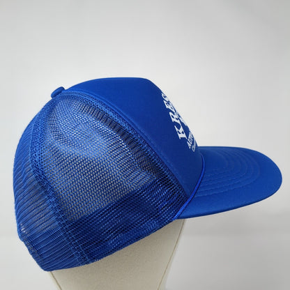 Kressley's Auto & Truck Sales Rope Trucker Hat Blue One Size Mesh Back