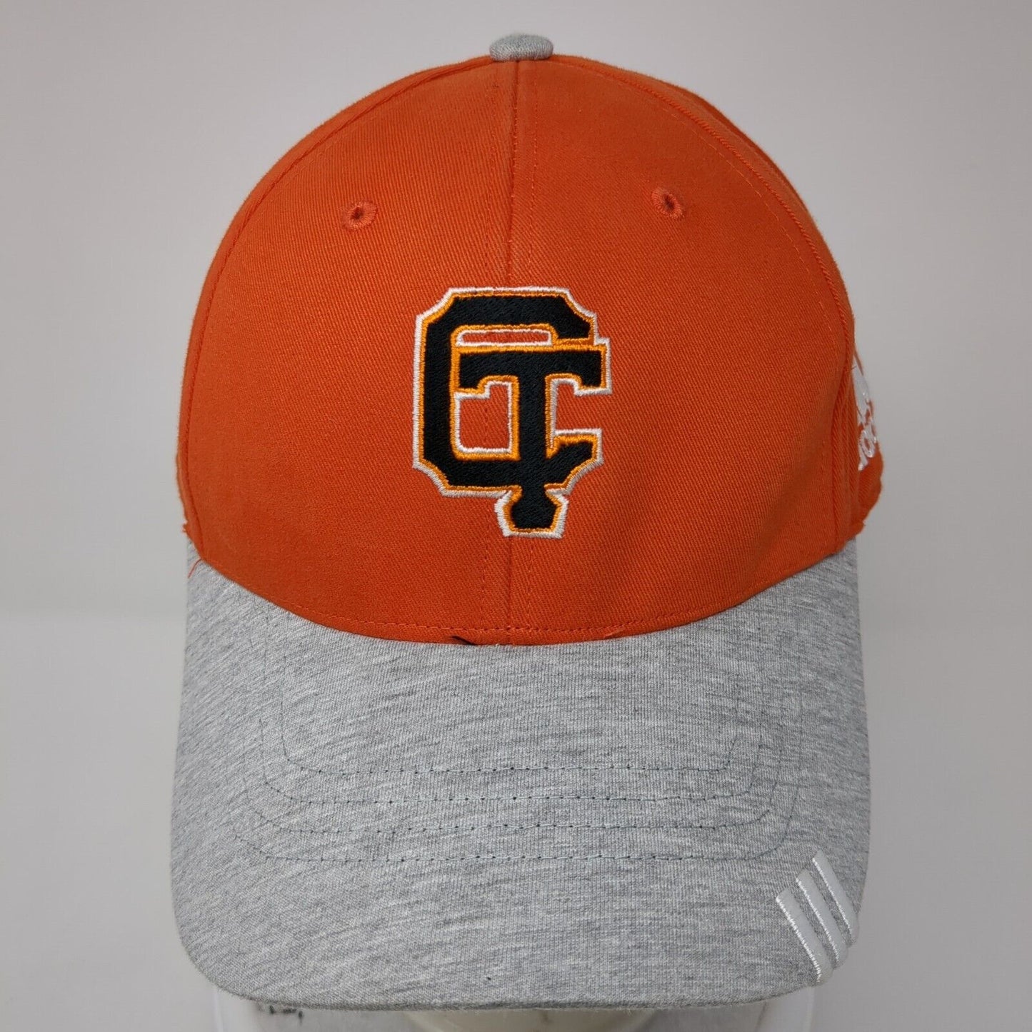 Letter CT Slideback Hat Orange One Size Adjustable Colorblock Adidas