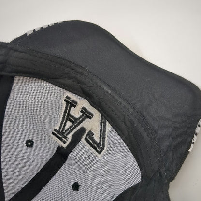 Black Baseball Cap One Size Arizona AZ Embroidered Strapback Curved Bill Hat
