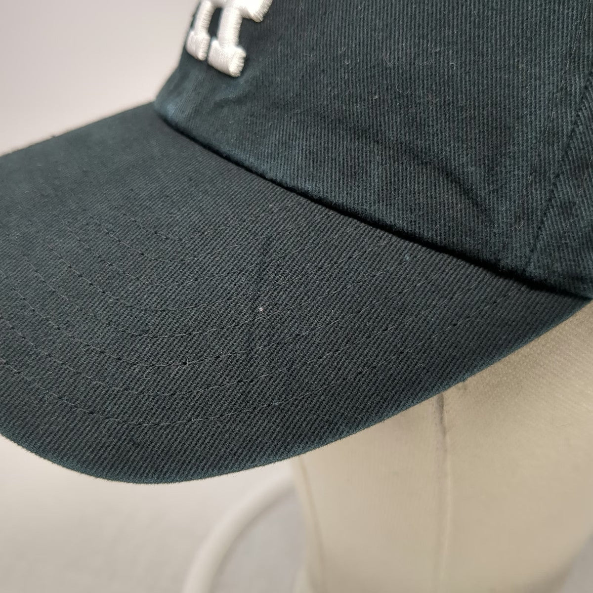 '47 Black Baseball Cap OSFM MLB Los Angeles Dodgers Logo Cotton Slideback Hat