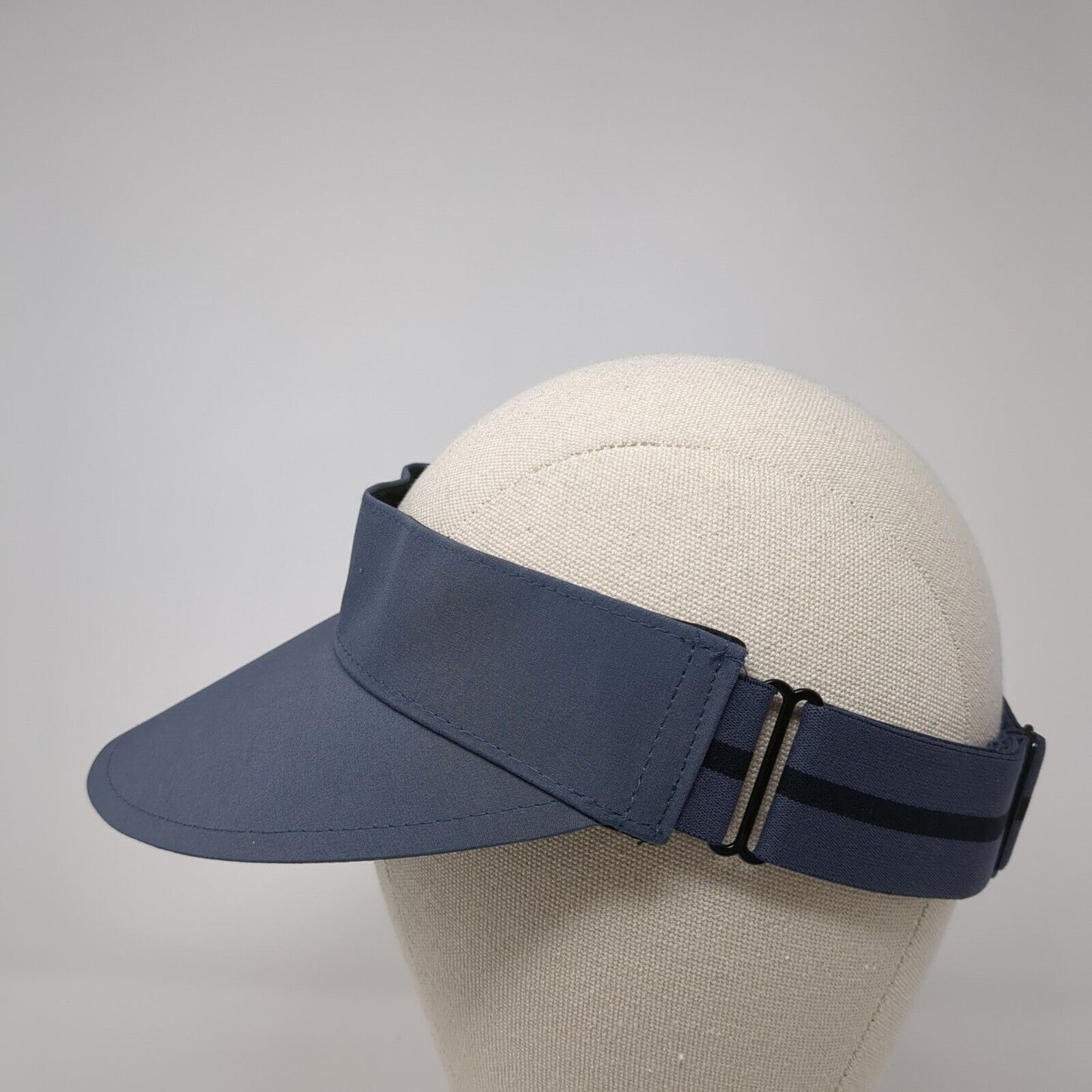 Unbranded Slideback Sun Visor Hat Slate Gray One Size Adjustable Blank