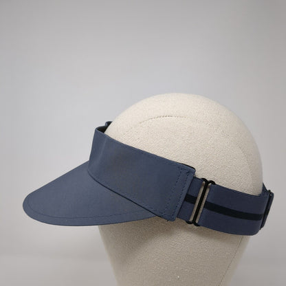 Unbranded Slideback Sun Visor Hat Slate Gray One Size Adjustable Blank