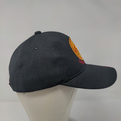 California Republic Strtapback Hat Black One Size Adjustable Embroidered Lanza
