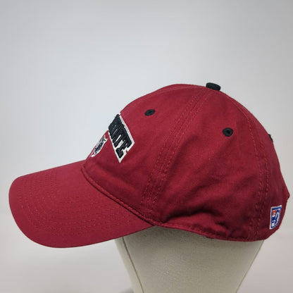 The Game Baseball Cap Red Black White OSFM Chico State Wildcats Hat Slideback