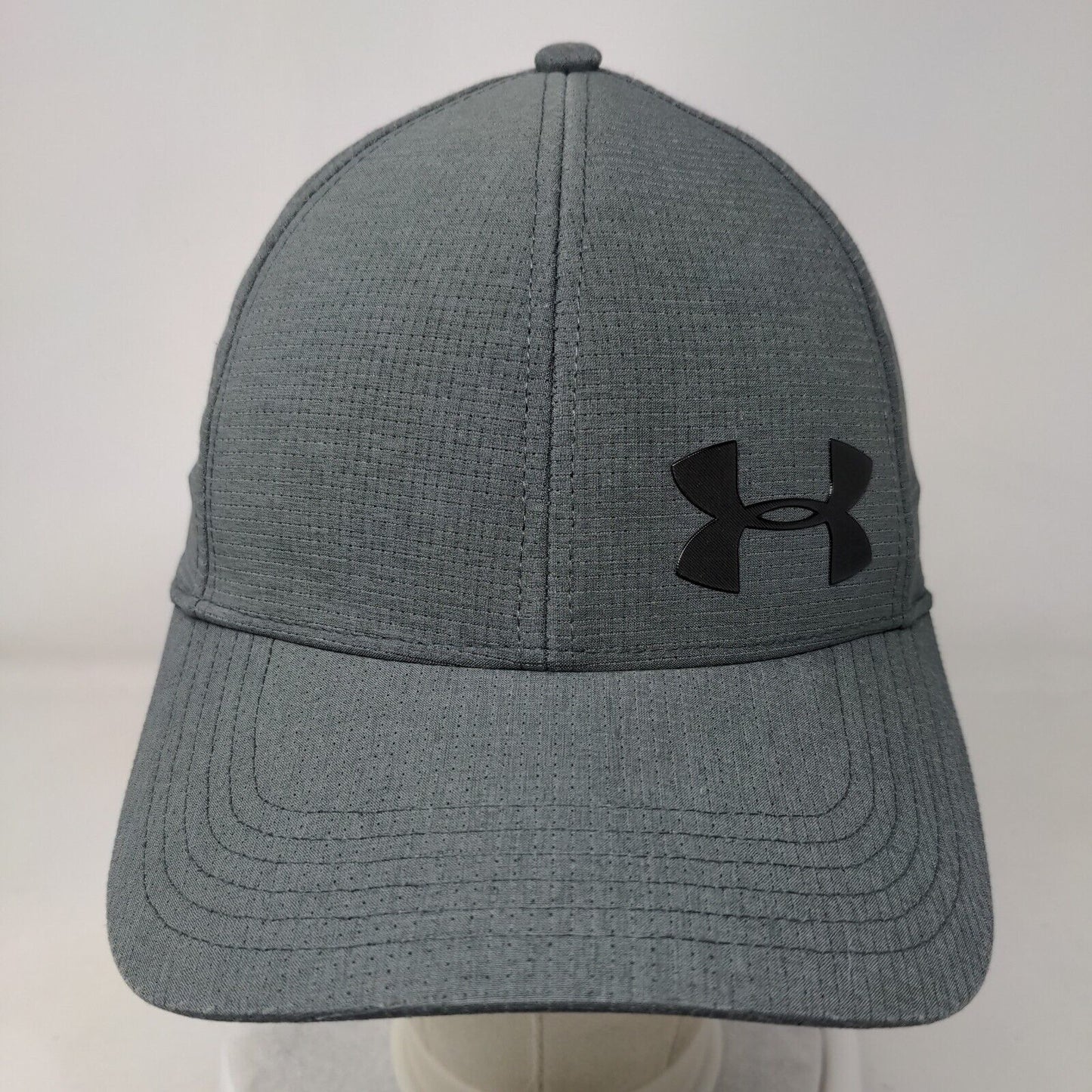 Under Armour Fitted Hat Gray One Size Lightweight Breathable 6 Panel