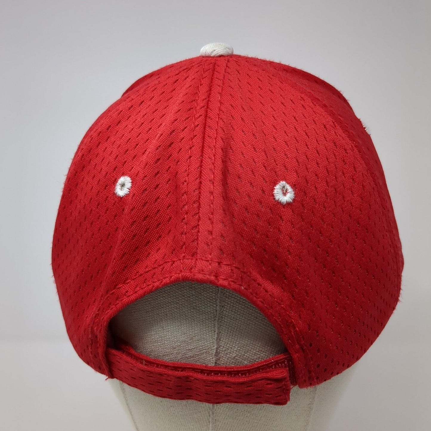 McNABB Trucking Inc. Strapback Hat Red One Size Adjustable Embroidered Otto