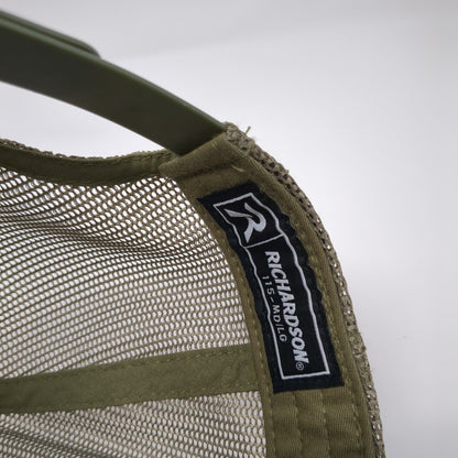 Gunfighters Snapback Mesh Back Trucker Hat Green M/L Solid Richardson