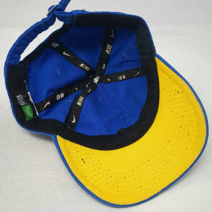 Nike Baseball Cap Blue One Size Brazil Soccer CBF Crest Five Stars Slideback Hat